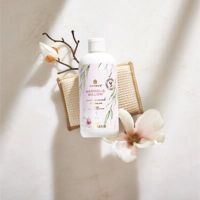 Thymes Magnolia Willow Surface Scrub for home cleaning